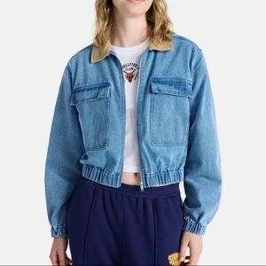 Netflix Stranger Things from No Boundaries Women’s Cotton Denim Jacket NWT